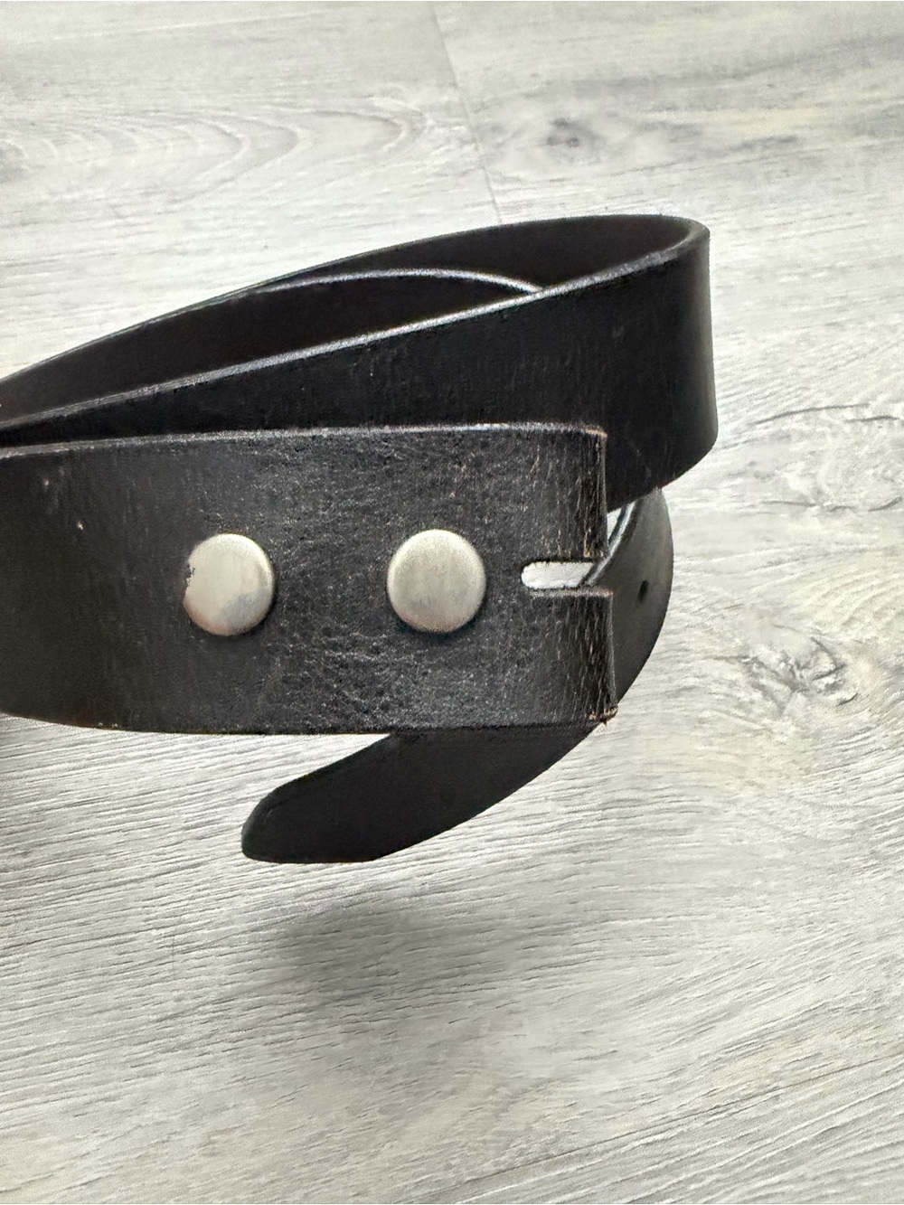 Men's Brown Leather Belt - for belt buckles
